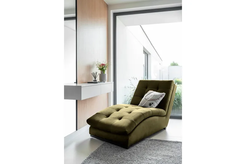 Manwi Schäslongfåtölj, Brun