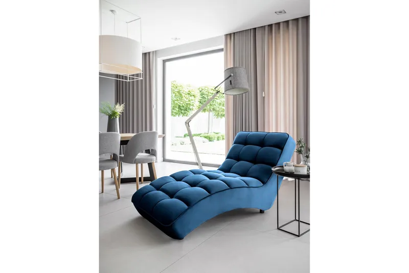 Mariya Schäslongfåtölj, Blå