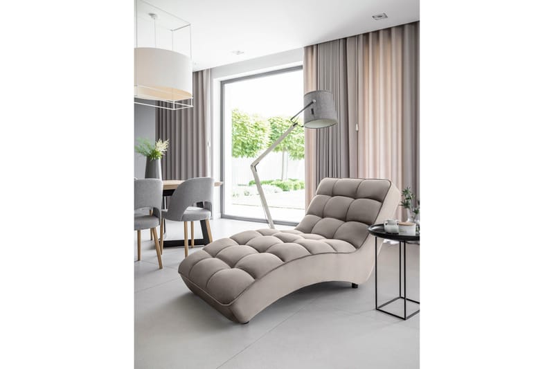 Mariya Schäslongfåtölj, Ljusgrå