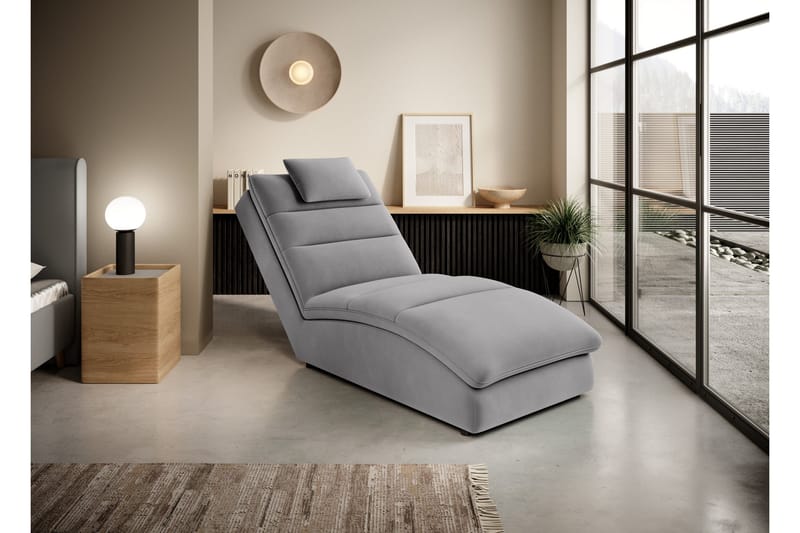 Masaji Schäslongfåtölj, Grå