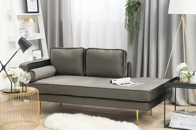 Miramas Schäslong - Grå - Möbler - Vardagsrum - Fåtöljer - Schäslongfåtöljer & divanfåtöljer