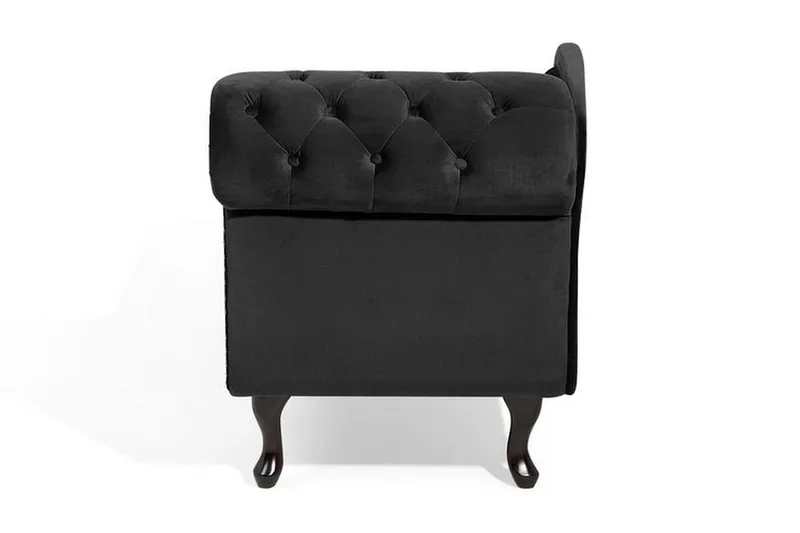 Nimes Schäslong - Svart - Möbler - Vardagsrum - Fåtöljer - Schäslongfåtöljer & divanfåtöljer