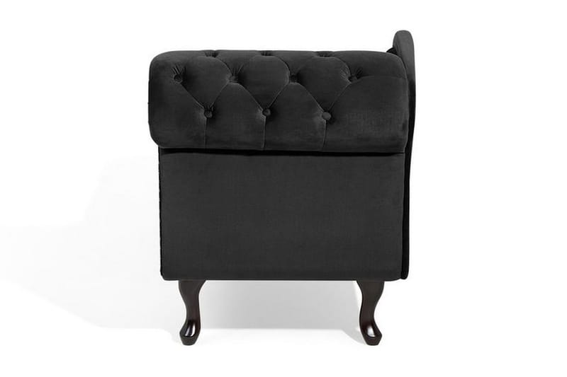 Nimes Schäslong - Svart - Möbler - Vardagsrum - Fåtöljer - Schäslongfåtöljer & divanfåtöljer