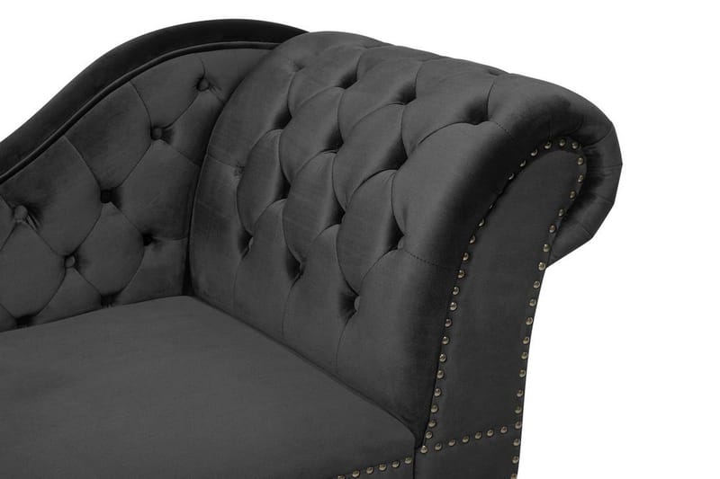 Nimes Schäslong - Svart - Möbler - Vardagsrum - Fåtöljer - Schäslongfåtöljer & divanfåtöljer