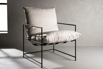 Sedalia Modern Fåtölj med Armstöd i Tyg - Ljusbeige - Möbler - Vardagsrum - Fåtöljer