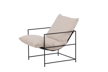 Sedalia Modern Fåtölj med Armstöd i Tyg - Ljusbeige - Möbler - Vardagsrum - Fåtöljer