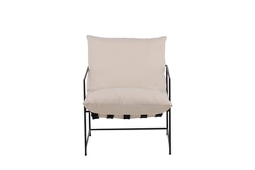 Sedalia Modern Fåtölj med Armstöd i Tyg - Ljusbeige - Möbler - Vardagsrum - Fåtöljer