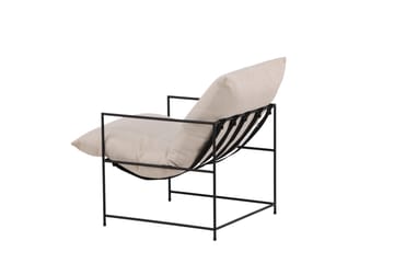 Sedalia Modern Fåtölj med Armstöd i Tyg - Ljusbeige - Möbler - Vardagsrum - Fåtöljer