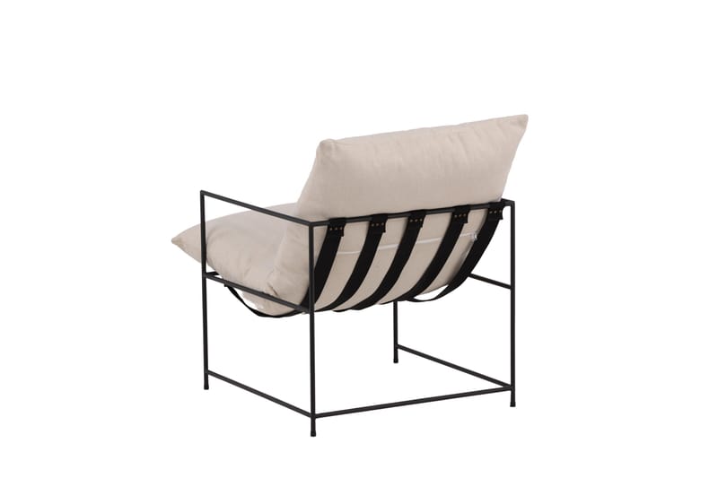 Sedalia Modern Fåtölj med Armstöd i Tyg - Ljusbeige - Möbler - Vardagsrum - Fåtöljer