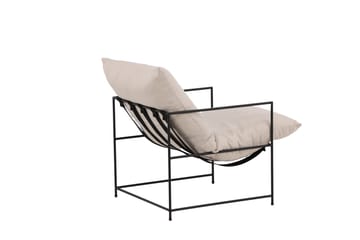 Sedalia Modern Fåtölj med Armstöd i Tyg - Ljusbeige - Möbler - Vardagsrum - Fåtöljer