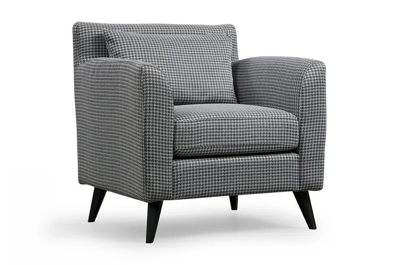 Selder Fåtölj, Mönstrad/Svart