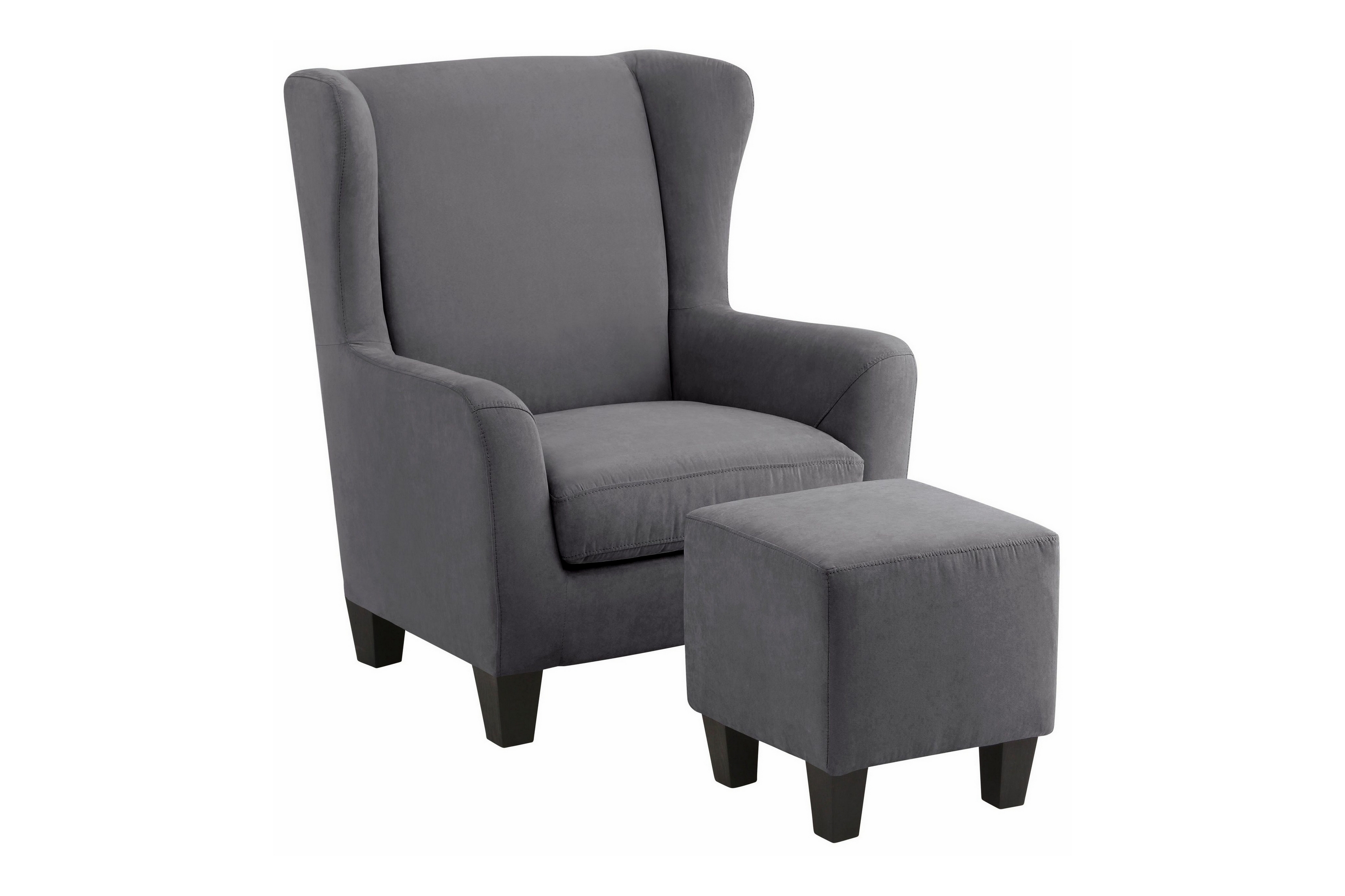 siham fåtölj microfiber grå -