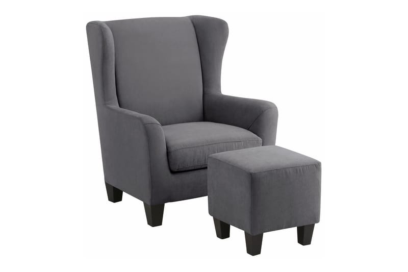 SIHAM Fåtölj Microfiber Grå