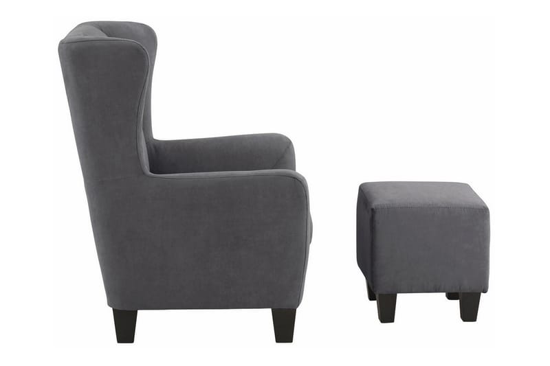 SIHAM Fåtölj Microfiber Grå - Möbler - Vardagsrum - Fåtöljer