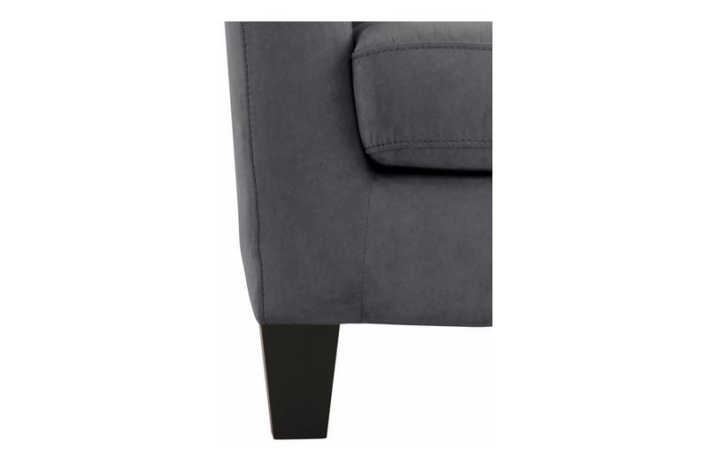 SIHAM Fåtölj Microfiber Grå - Möbler - Vardagsrum - Fåtöljer