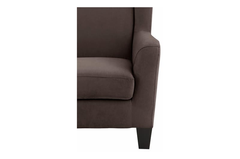 Silfa Fåtölj Microfiber - Brun - Möbler - Vardagsrum - Fåtöljer - Öronlappsfåtölj