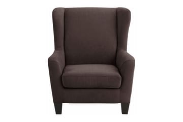 Silfa Fåtölj Microfiber - Brun - Möbler - Vardagsrum - Fåtöljer - Öronlappsfåtölj