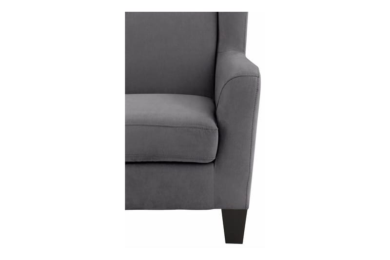 Silfa Fåtölj Microfiber - Grå - Möbler - Vardagsrum - Fåtöljer - Öronlappsfåtölj