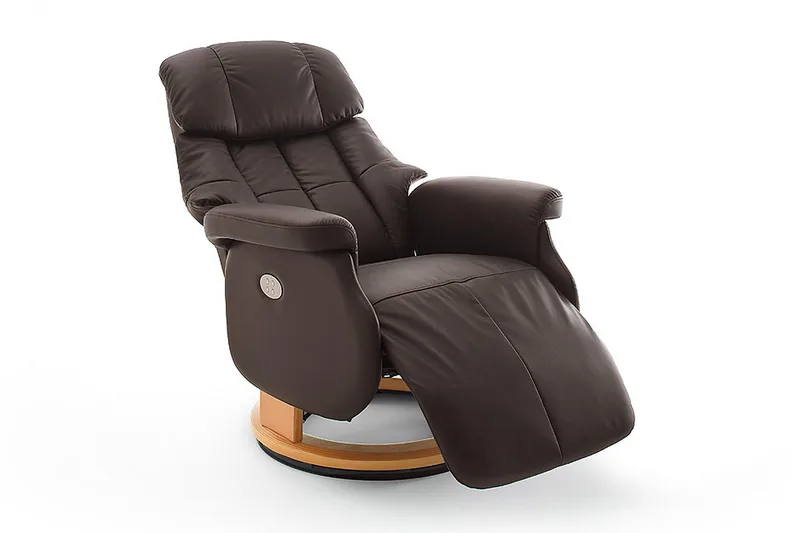 Calgary Reclinerfåtölj - Brun - Möbler - Vardagsrum - Fåtöljer - Skinnfåtölj