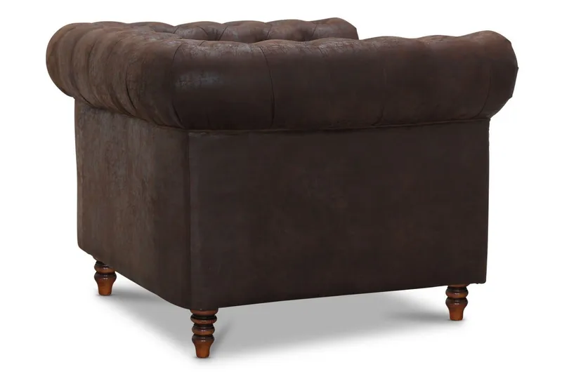 Cambridge Fåtölj - Tyg vintage brun - Möbler - Vardagsrum - Fåtöljer - Skinnfåtölj