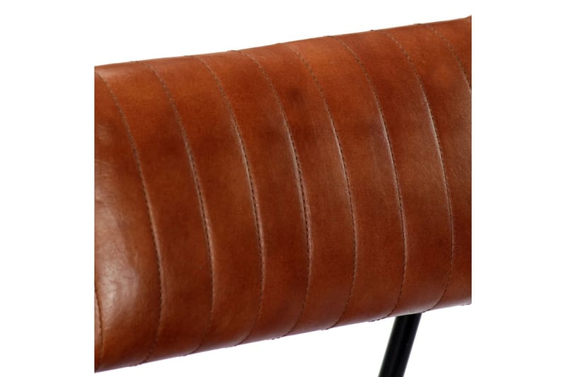 Gungfåtölj brun äkta läder - Brun - Fåtöljer - Skinnfåtölj