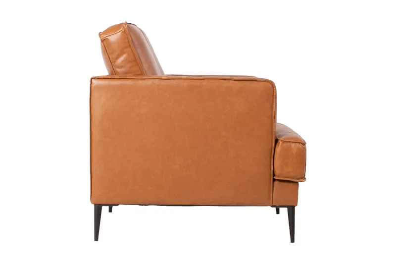 Leo Fåtölj Ljusbrun - Möbler - Vardagsrum - Fåtöljer - Skinnfåtölj