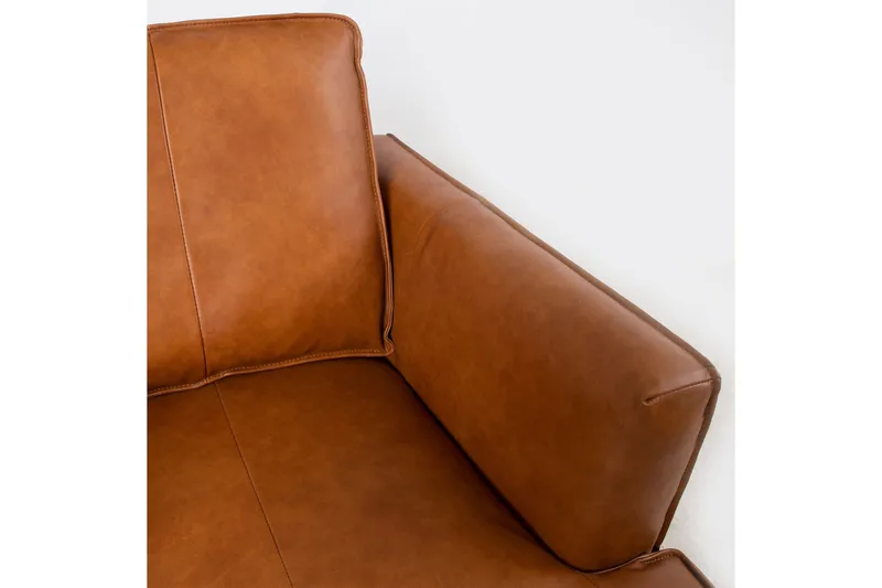 Leo Fåtölj Ljusbrun - Möbler - Vardagsrum - Fåtöljer - Skinnfåtölj