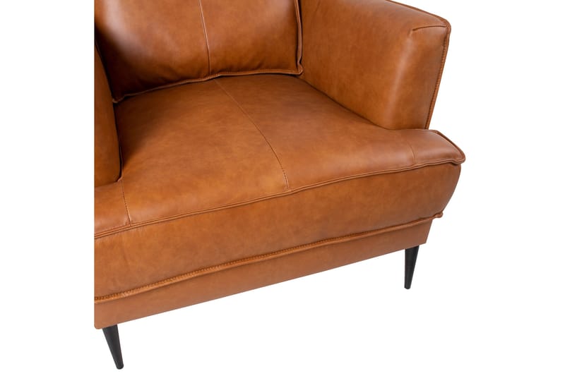 Leo Fåtölj Ljusbrun - Möbler - Vardagsrum - Fåtöljer - Skinnfåtölj