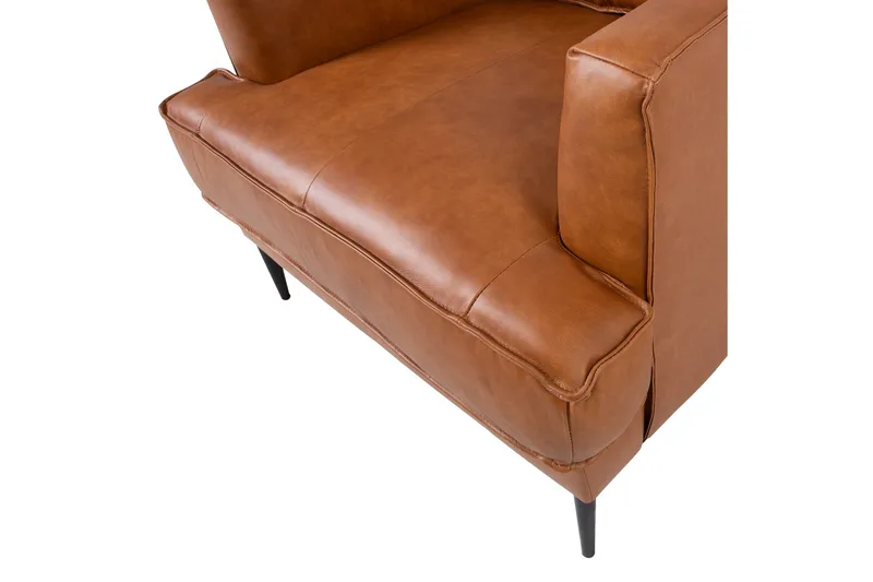 Leo Fåtölj Ljusbrun - Möbler - Vardagsrum - Fåtöljer - Skinnfåtölj