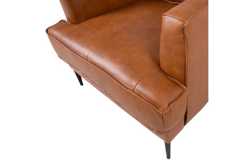 Leo Fåtölj Ljusbrun - Möbler - Vardagsrum - Fåtöljer - Skinnfåtölj