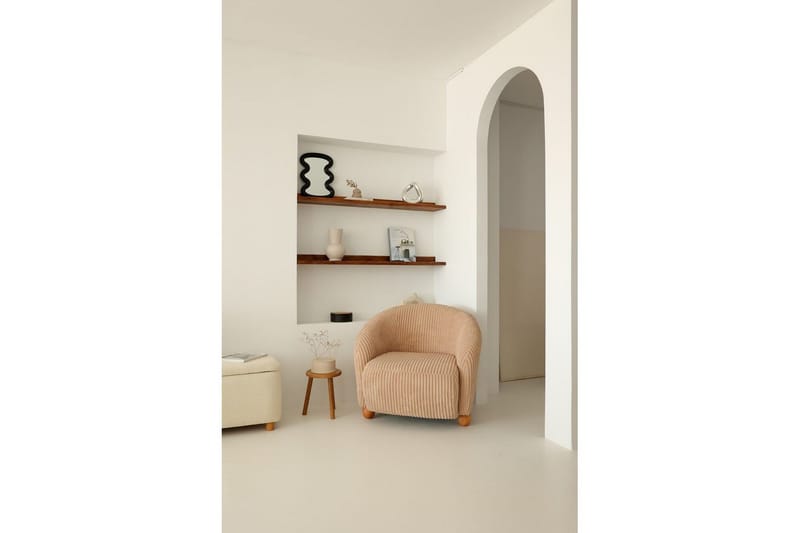 Slon Öronlappsfåtölj, Beige