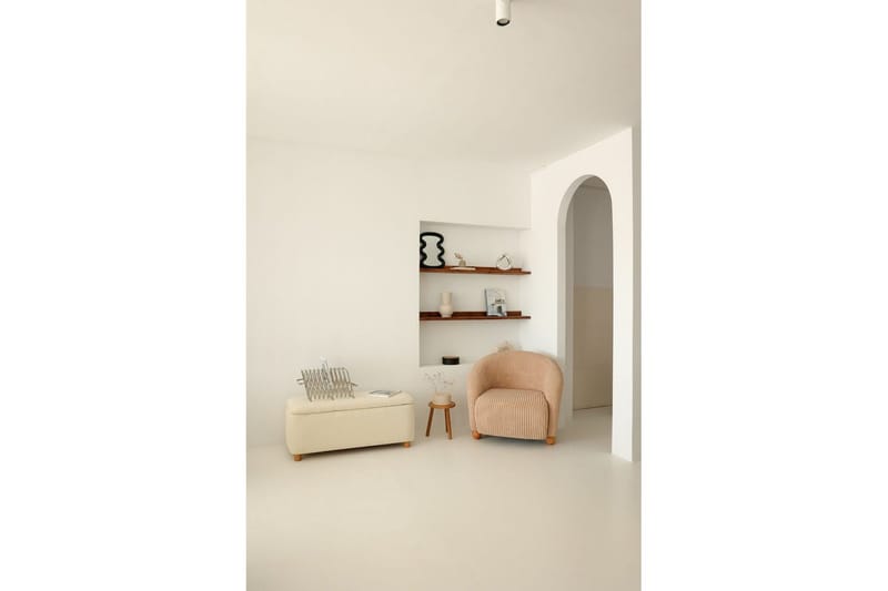 Slon Öronlappsfåtölj - Beige - Möbler - Vardagsrum - Fåtöljer - Öronlappsfåtölj