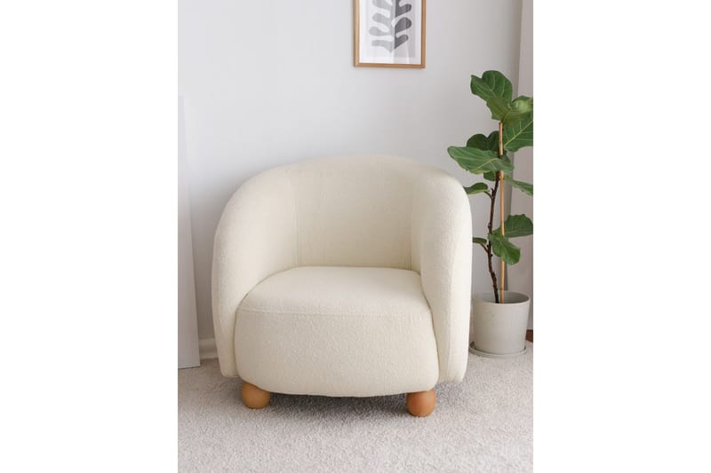 Slon Teddy Fåtölj - Vit - Möbler - Vardagsrum - Fåtöljer