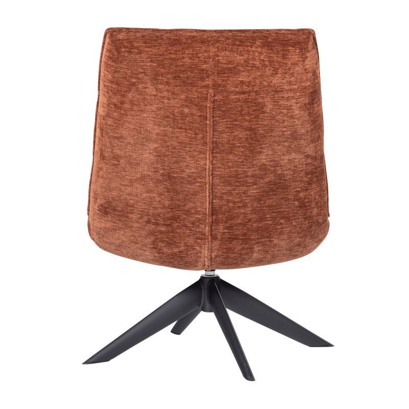 Snurrfåtölj Jouke - Rostbrun - Möbler - Vardagsrum - Fåtöljer - Seniorfåtölj