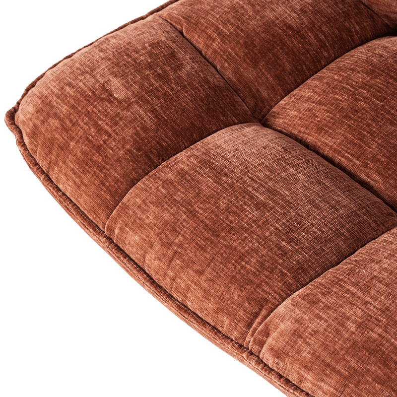 Snurrfåtölj Jouke - Rostbrun - Möbler - Vardagsrum - Fåtöljer - Seniorfåtölj