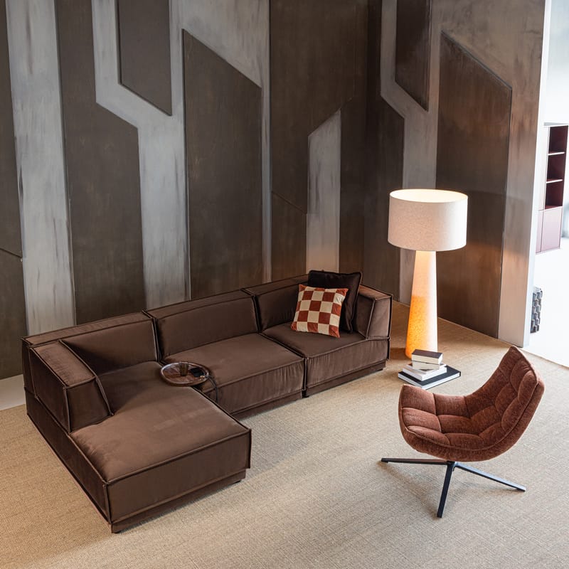 Snurrfåtölj Maudi - Brun - Möbler - Vardagsrum - Fåtöljer - Seniorfåtölj