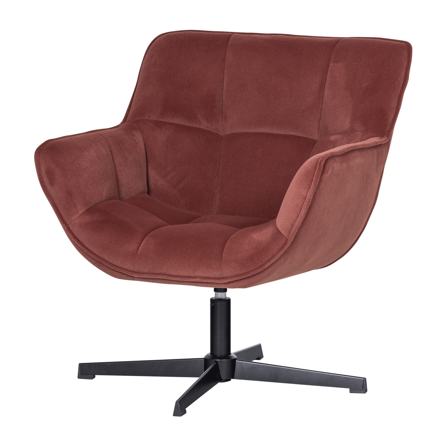 snurrfåtölj wibo - vinröd