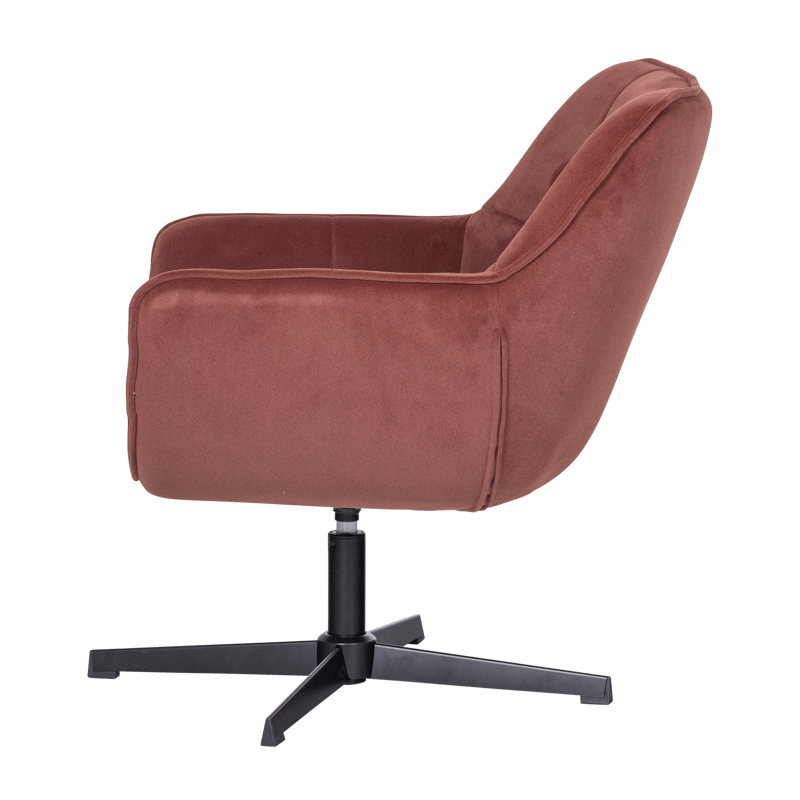 Snurrfåtölj Wibo - Vinröd - Möbler - Vardagsrum - Fåtöljer - Seniorfåtölj