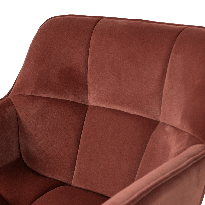 Snurrfåtölj Wibo - Vinröd - Möbler - Vardagsrum - Fåtöljer - Seniorfåtölj