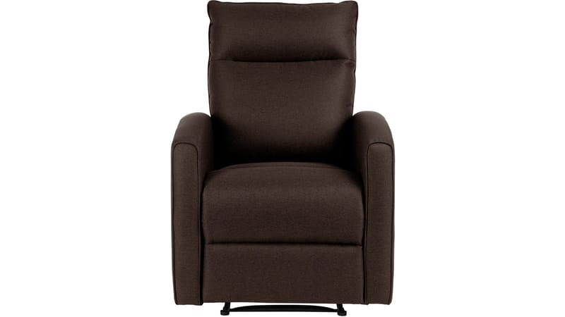 Solvane Reclinerfåtölj i tyg - Chokladbrun - Möbler - Vardagsrum - Fåtöljer - Biofåtöljer & reclinerfåtöljer
