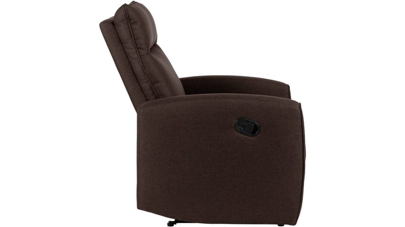 Solvane Reclinerfåtölj i tyg - Chokladbrun - Möbler - Vardagsrum - Fåtöljer - Biofåtöljer & reclinerfåtöljer