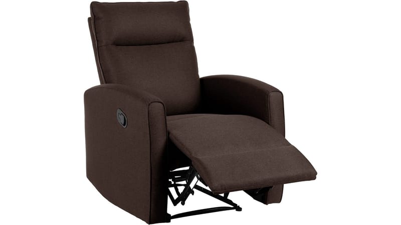 Solvane Reclinerfåtölj i tyg - Chokladbrun - Möbler - Vardagsrum - Fåtöljer - Biofåtöljer & reclinerfåtöljer