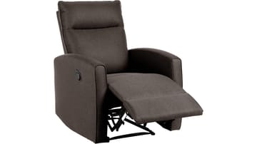 Solvane Reclinerfåtölj i tyg - Gråbrun - Möbler - Vardagsrum - Fåtöljer - Biofåtöljer & reclinerfåtöljer