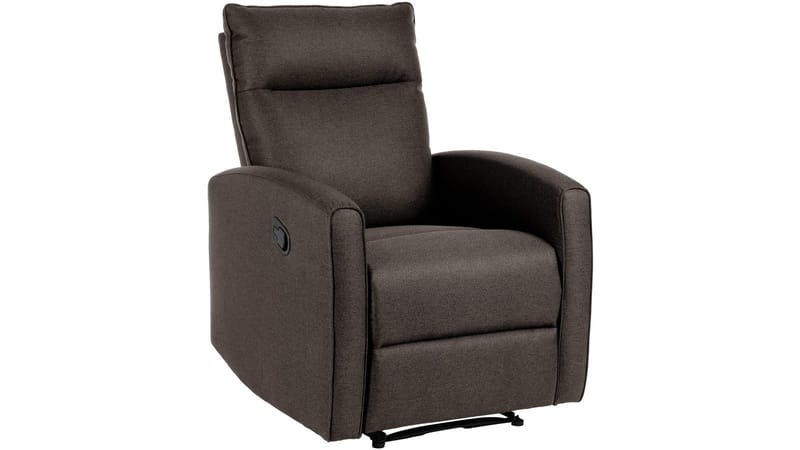 Solvane Reclinerfåtölj i tyg, Gråbrun