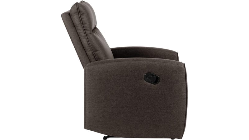 Solvane Reclinerfåtölj i tyg - Gråbrun - Möbler - Vardagsrum - Fåtöljer - Biofåtöljer & reclinerfåtöljer