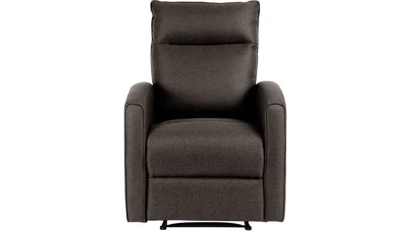 Solvane Reclinerfåtölj i tyg - Gråbrun - Möbler - Vardagsrum - Fåtöljer - Biofåtöljer & reclinerfåtöljer