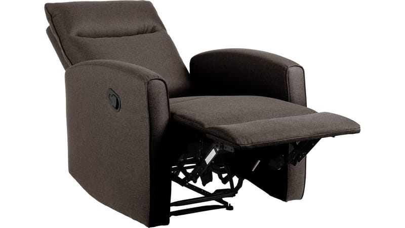 Solvane Reclinerfåtölj i tyg - Gråbrun - Möbler - Vardagsrum - Fåtöljer - Biofåtöljer & reclinerfåtöljer