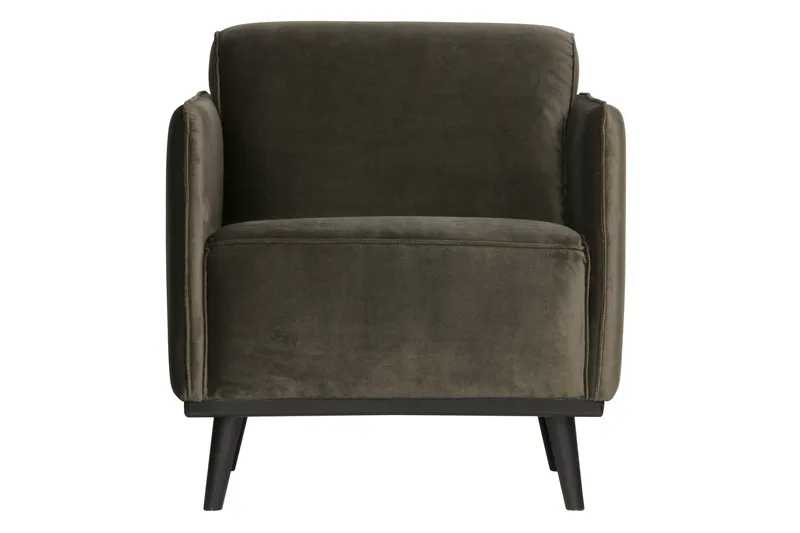 Statement Sammetsfåtölj, Grön