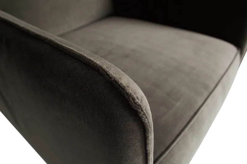 Statement Sammetsfåtölj - Grön - Möbler - Vardagsrum - Fåtöljer - Sammetsfåtölj