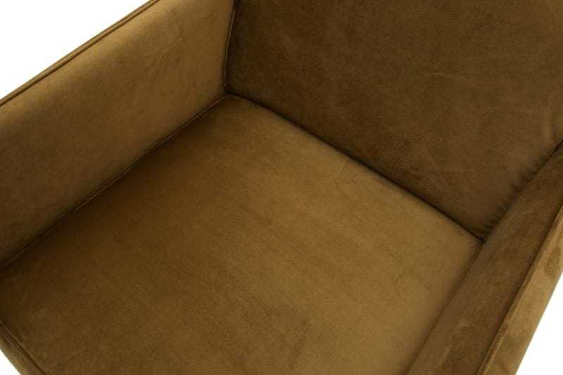 Statement Sammetsfåtölj - Honungsgul - Möbler - Vardagsrum - Fåtöljer